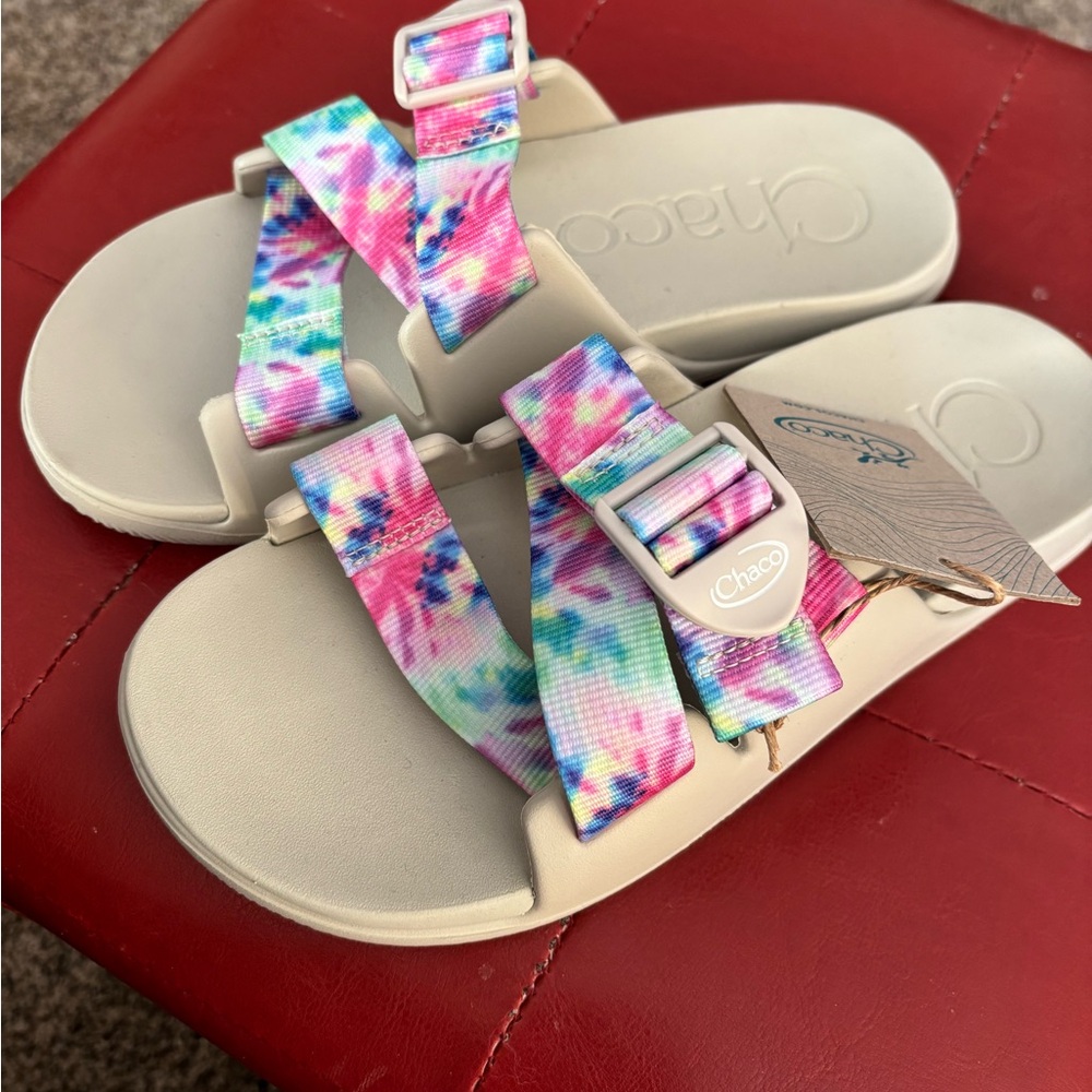 Chaco Chillos Pastel Tie Dyed Slip On Waterproof Sandals Women’s Size 6